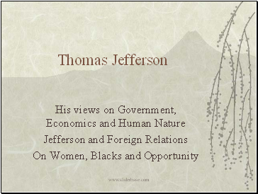 Thomas Jefferson and Democracy