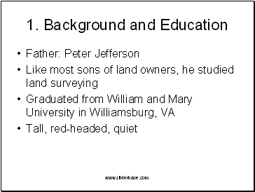Background and Education