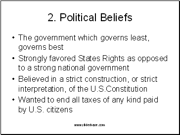 Political Beliefs