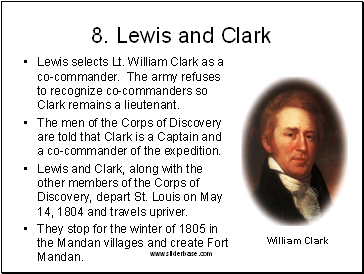 8. Lewis and Clark