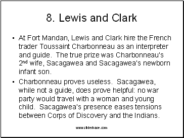 8. Lewis and Clark