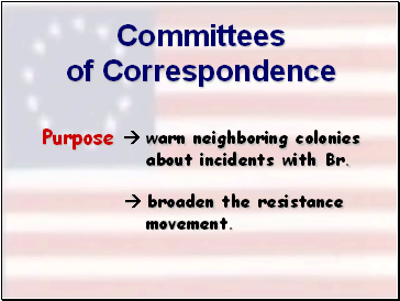Committees of Correspondence