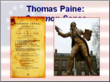 Thomas Paine: Common Sense