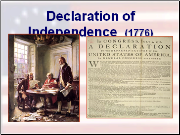 Declaration of Independence (1776)