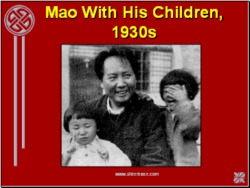 Mao With His Children, 1930s