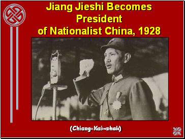 Jiang Jieshi Becomes President of Nationalist China, 1928