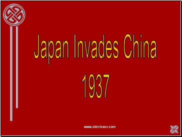 Japan Invades China 1937