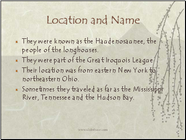 Location and Name