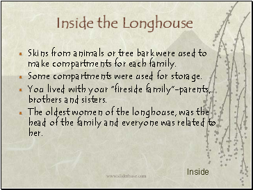 Inside the Longhouse