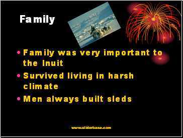 Family was very important to the Inuit