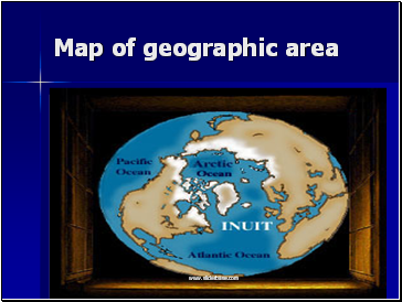 Map of geographic area