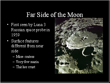 Far Side of the Moon