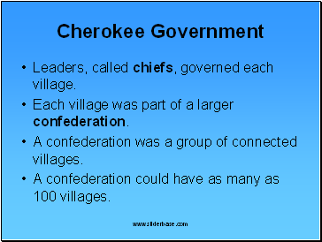 Cherokee Government