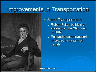 Improvements in Transportation