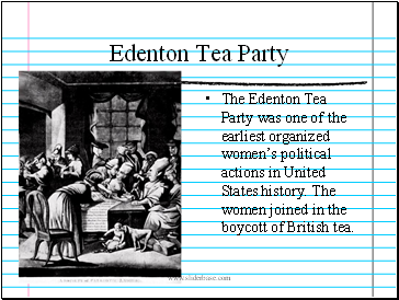 Edenton Tea Party