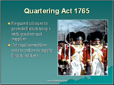Quartering Act 1765