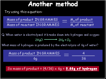 Another method