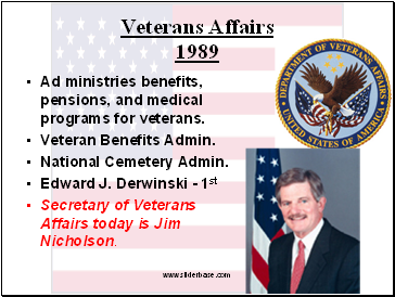 Veterans Affairs 1989