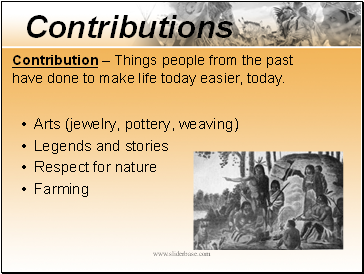 Contributions