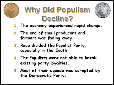 Why Did Populism Decline?