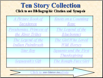 Ten Story Collection Click to see Bibliographic Citation and Synopsis