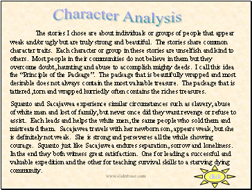 Character Analysis