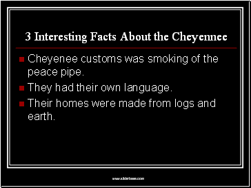 3 Interesting Facts About the Cheyennee
