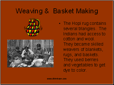 Weaving & Basket Making