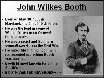 John Wilkes Booth