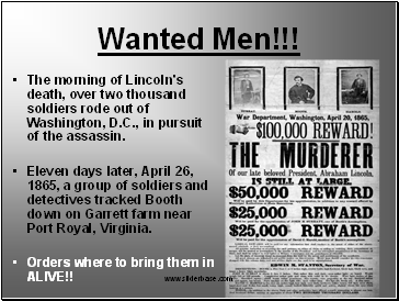 Wanted Men!!!