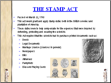 The stamp act