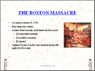 The boston massacre