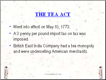 The tea act