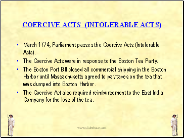 Coercive acts (intolerable acts)