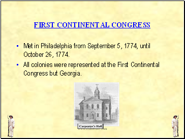 First continental congress