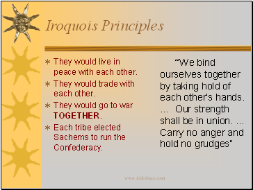 Iroquois Principles