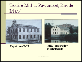 Textile Mill at Pawtucket, Rhode Island