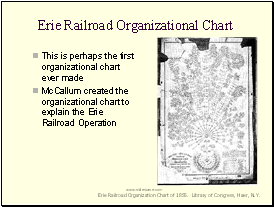 Erie Railroad Organizational Chart