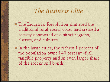 The Business Elite