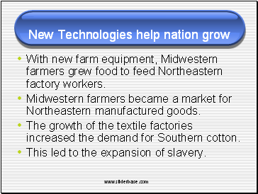 New Technologies help nation grow