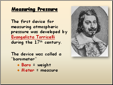 Measuring Pressure