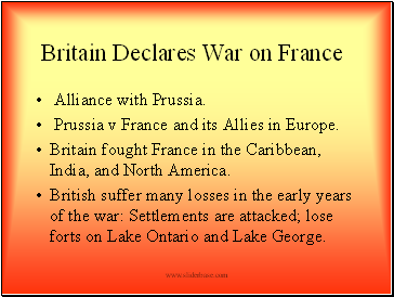 Britain Declares War on France