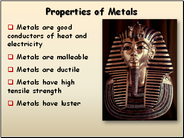 Properties of Metals