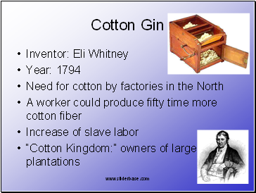 Cotton Gin