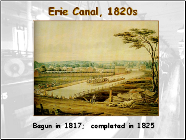 Erie Canal, 1820s