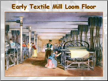 Early Textile Mill Loom Floor