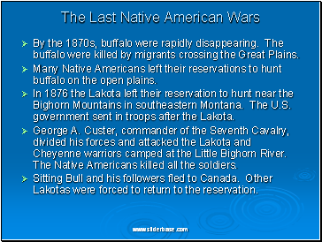 The Last Native American Wars