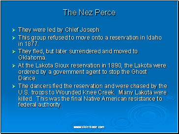 The Nez Perce