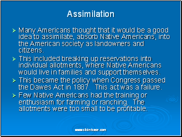 Assimilation