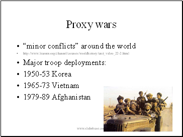 Proxy wars